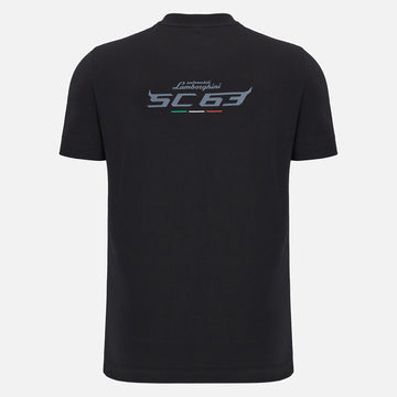 LAMBORGHINI SC T-SHIRT BLACK
